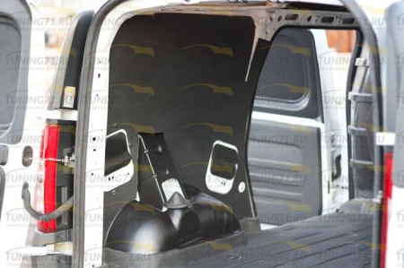 Lada-Largus (фургон) 2012—н.в.-Обшивка внутренних колесных арок грузового отсека (без скотча 3М)-шагрень