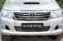 Toyota-Hilux 2011-2013-Защитная сетка переднего бампера-шагрень