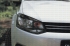 Volkswagen -Polo V 2009—н.в.-Накладки на передние фары (реснички) компл.-2 шт. Вар 2-глянец (под покраску)