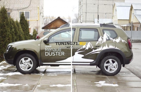 Renault Duster 2015-н.в. Расширители колесных арок (4 шт.)