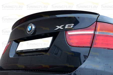 2008 - 2014  BMW X6 E71 Лип спойлер ABS пластик	Спойлер 1 шт.