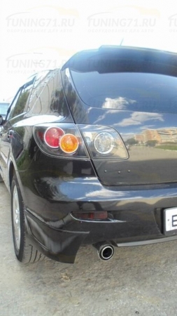 Mazda 3, хэтчбек 2004-2009 Клыки, задние