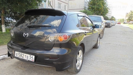 Mazda 3, хэтчбек 2004-2009 Клыки, задние