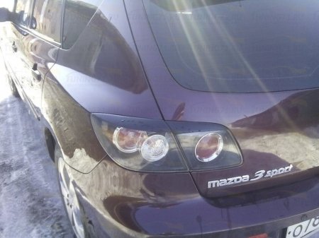 Mazda 3, хэтчбек 2004-2009 Реснички, задние, 4 части