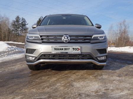 Volkswagen Tiguan 2017-	Защита передняя нижняя 60,3 мм (Пакет "Offroad")