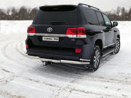 Toyota Land Cruiser 200 Executive 2016-Фаркоп (оцинкованный, надпись Executive, шар E)