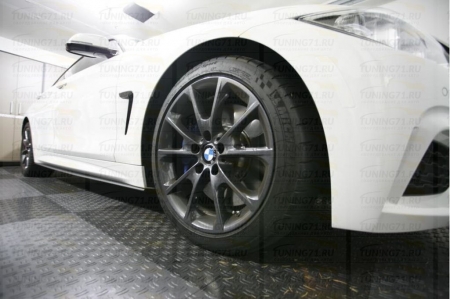Накладки на пороги BMW 4-series (F32) 2013-