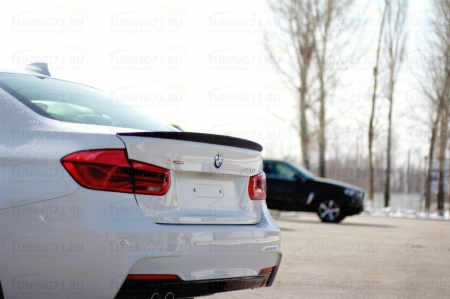 BMW 3 F30 2012- Лип спойлер MOVERY без выреза