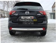 Защита задняя (центральная) 75х42 мм Mazda CX-5 2012