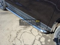 Пороги с площадкой 60,3 мм Subaru Forester 2013