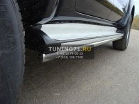 Защита порогов 42,4 мм Toyota Hilux 2012
