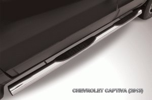 CHEVROLET CAPTIVA (2013)-Пороги d76 с проступями