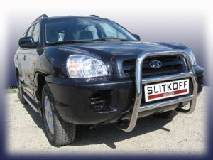 HYUNDAI SANTA-FE CLASSIC (Таганрог)-Кенгурятник d57 высокий