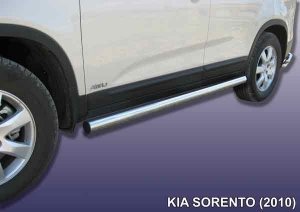 KIA SORENTO (2010)-Пороги d76 труба