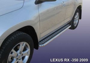 LEXUS RX-350 (2009)-Пороги d57 с листом