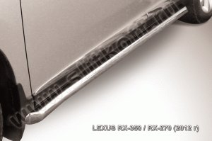 LEXUS RX-350/RX-270 (2012)-Пороги d76 труба с гибами
