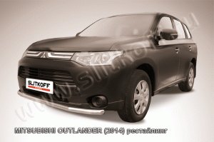 MITSUBISHI OUTLANDER (2014) рестайлинг-Защита переднего бампера d57