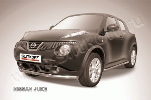 NISSAN JUKE  2WD-Защита переднего бампера d57+d42 двойная