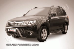 SUBARU FORESTER (2008)-Кенгурятник d57 низкий "рама"