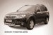 SUBARU FORESTER (2008)-Защита переднего бампера d57+d57 двойная