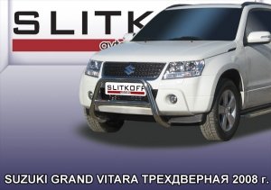 SUZUKI GRAND VITARA  (2008) 3 doors-Кенгурятник d57 низкий