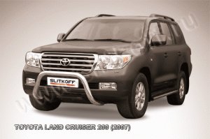 TOYOTA LAND CRUISER 200 (2007)-Кенгурятник d76 низкий "мини"