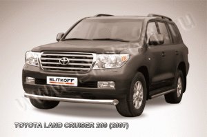 TOYOTA LAND CRUISER 200 (2007)-Защита переднего бампера d76