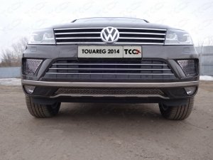 Volkswagen Touareg 2014 Решетка радиатора центральная (лист)