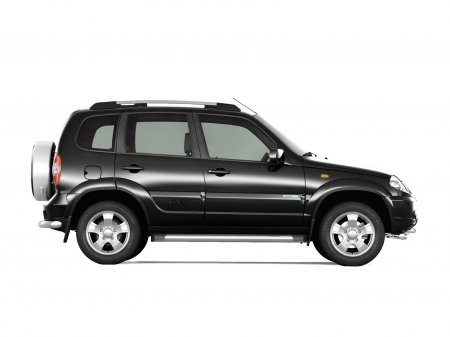 Защита заднего бампера угловая d63мм Chevrolet Niva FL (нерж)