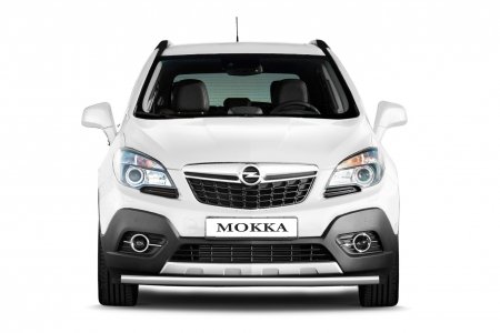 Защита переднего бампера одинарная d51мм Opel Mokka (нерж)