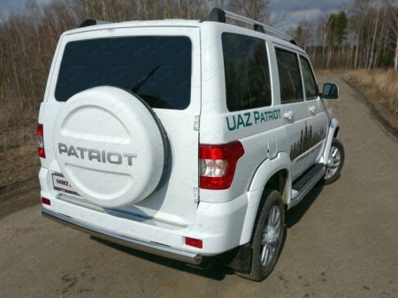 Защита задняя (овальная) 75х42 мм UAZ Patriot 2015