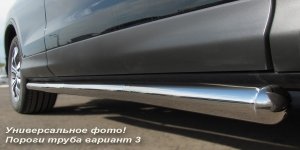 Lexus GX460 Пороги труба d42 (вариант 3) GXT-0008063