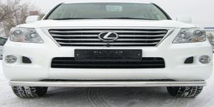 Lexus LX 570 защита переднего бампера d76 LLZ-000263