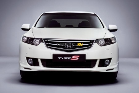 2008 - 2012 Honda Accord 8 Накладка переднего бампера Type S ABS пластик Накладка на передний бампер 1 шт.