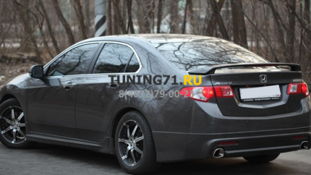 2008 - 2012  Honda Accord 8 Спойлер Sport ABS пластик Спойлер 1 шт., болты 4 шт.