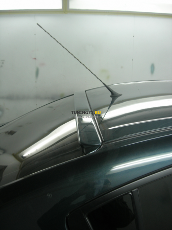 2004 - 2008  Mazda 3 SD Козырек ABS пластик Накладка на заднее стекло 1 шт.