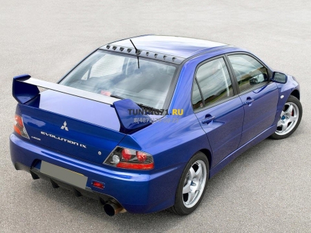 2003 - 2009  M Lancer 9 Козырек 9 зубьев ABS пластик Накладка на заднее стекло 1 шт.