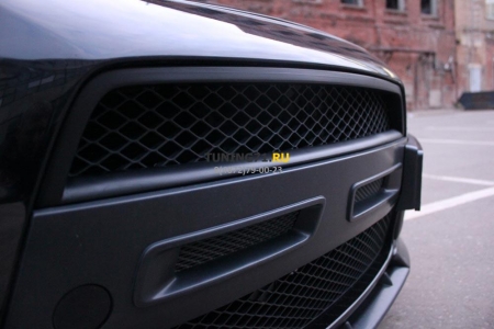 2007 -  M Lancer X Верхняя решетка без значка ABS пластик Решетка радиатора 1 шт., алюминиевая крашенная сетка 1 шт.