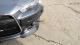 2011 - M Lancer X Клыки рестайлинг ABS пластик Накладки на передний бампер 2 шт.