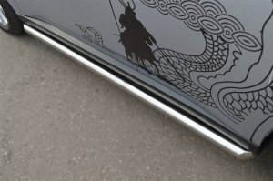 Mitsubishi Outlander 2012 Пороги труба  d63 (вариант 1) MRT-0010531
