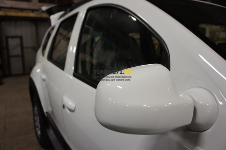 2011 -  Renault Duster Накл.на зеркала (2 шт) ABS пластик Накладки на зеркала из четырех частей 2 шт.