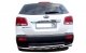 KIA   Sorento 2009-2012   Защита заднего бампера двойная с перемычкам  60/42