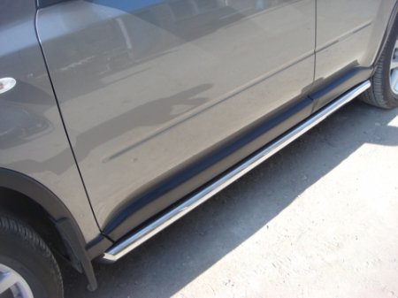 NISSAN   X-trail  2007-2010   Защита  порога труба  60