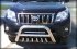 Toyota Land Cruiser Prado 150 2009-2012г.в.-Дуга передняя низкая d-76 перемычка d-60 с доп. защитой картера d-43 (без доп. отбойника)
