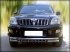 Toyota Land Cruiser Prado J120 2003-2009г.в.-Дуга передняя по низу бампера d-60+60 радиусная с доп. защитой картера d-43