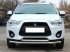Mitsubishi ASX 2010-2013г.в.-Дуга передняя по низу бампера радиусная двойная с загибами d-60+53