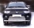 Mitsubishi Pajero Sport 2008-2014г.в.-Дуга передняя по низу бампера двойная d-76+60