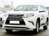 Lexus GX 460 2013-наст.вр.-Дуга передняя по низу бампера d-76+60 радиусная двойная