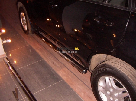 Chevrolet Niva 2002-2008 г.в.-Пороги труба d-60